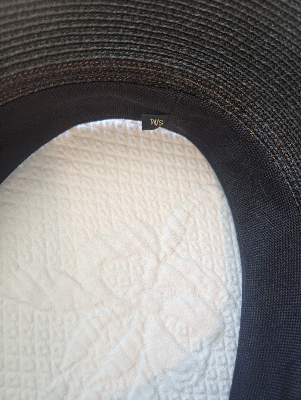 Eric Javits Black Wide-Brim Sun Visor - Picture 3 of 7